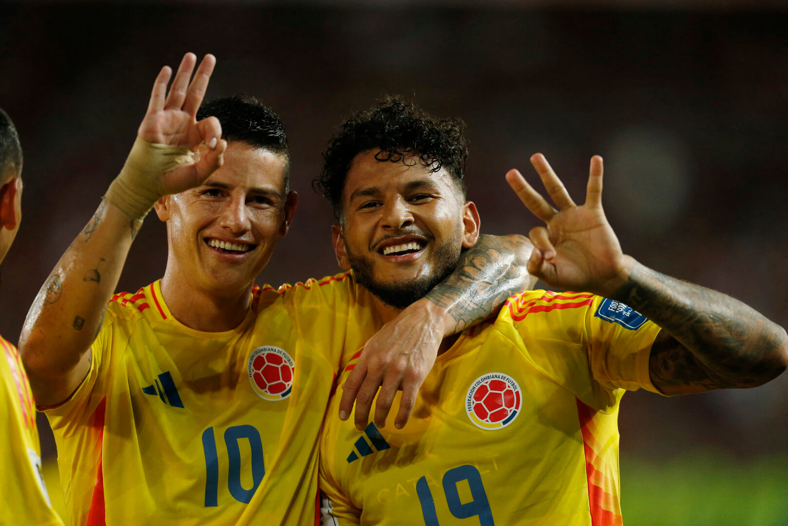 Luis Suaréz, James Rodríguez, Colombia