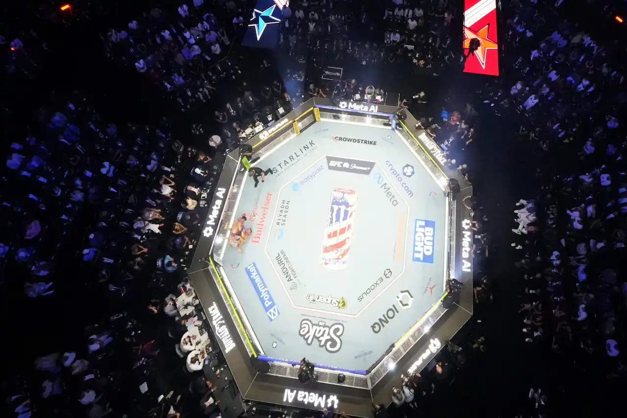 UFC 329 octogon